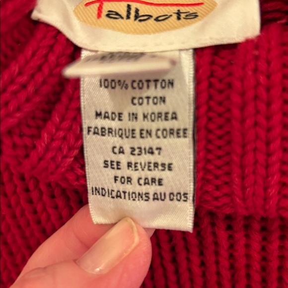 Talbots 100% Cotton Fairisle Turtlenack - Picture 5 of 7